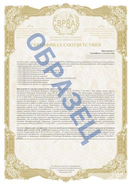 Образец Приложение к СТО 01.064.00220722.2-2020 Сортавала Сертификат СТО 01.064.00220722.2-2020 